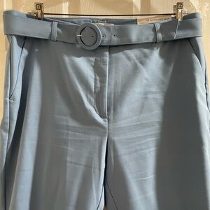 The Loft - Brand New - The Sutton Kick Crop Trousers. Size 16 Curvy-Light Blue